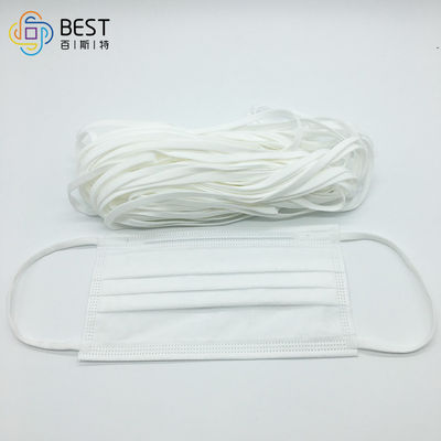 Mặt nạ không dệt Vòng tai đàn hồi 3,5 mm Dây đàn hồi tròn màu đen 3 mm Mềm mại