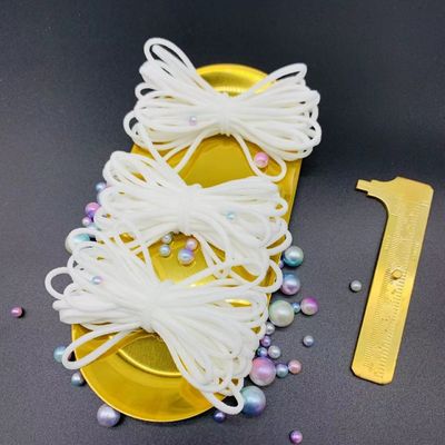 Spandex Nylon Vòng đàn hồi Earloop Dây dây Chuỗi băng 2,5 mm 3 mm 4 mm 5 mm 6 mm