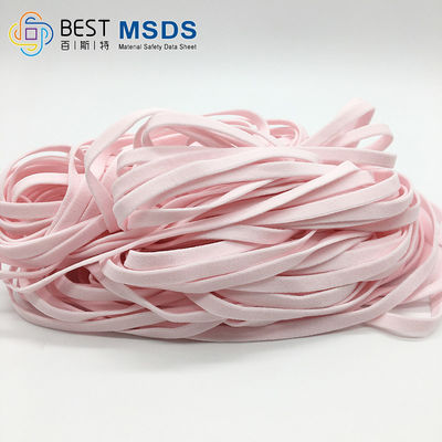 Dây thun màu hồng cho mặt nạ dái tai Chiều rộng 5 mm