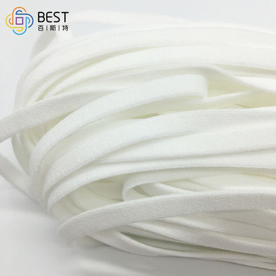 Mặt nạ tròn phẳng Vòng đeo tai đàn hồi 3,5MM Nguyên liệu trắng