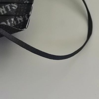 Dây đàn hồi Earloop màu đen Phụ kiện mặt nạ 3mm 3,5mm 4mm