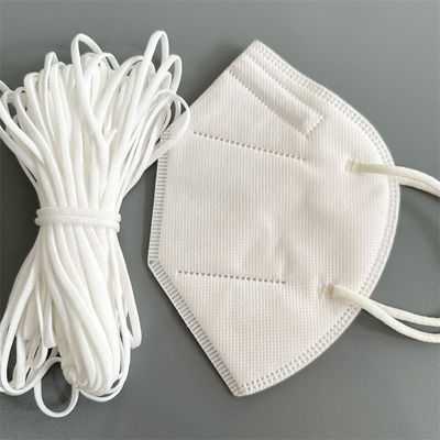 Dây đàn hồi phẳng mềm mỏng 5 mm 6 mm 4 mm Polyester Spandex phẳng cho mặt nạ 3D